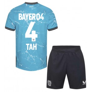 Bayer Leverkusen Jonathan Tah #4 Tredjeställ Barn 2023-24 Kortärmad (+ Korta byxor)